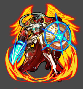 红莲骑士兽S(究极体)：病毒种圣骑士数码兽
